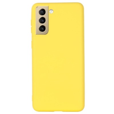 Samsung Galaxy S21 FE (Fan Edition) 5G Shell (TPU) твердый силиконовый чехол - жёлтый | Vacins.lv