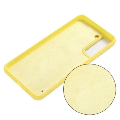 Samsung Galaxy S21 FE (Fan Edition) 5G Shell (TPU) твердый силиконовый чехол - жёлтый | Vacins.lv