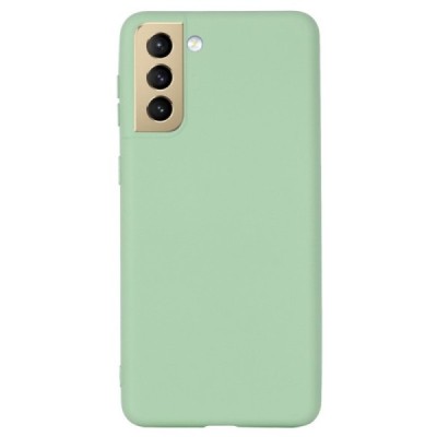 Samsung Galaxy S21 FE (Fan Edition) 5G Shell cieta silikona (TPU) apvalks - zaļš | Vacins.lv