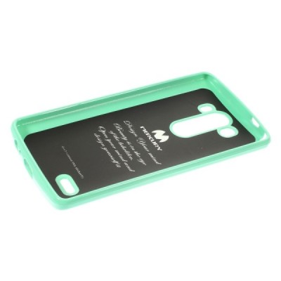 LG G3 Mercury piparmētru cieta silikona (TPU) futrālis / Vacins.lv