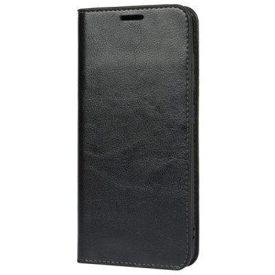 Samsung Galaxy S21 FE (Fan Edition) 5G твердый открываемый чёрный кожаный чехол - книжка | Vacins.lv