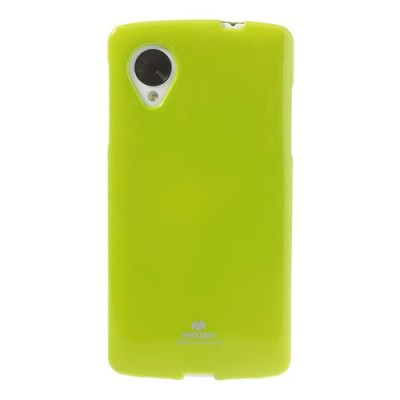 LG Nexus 5 Mercury žalias kieto silikono tpu dėklas - nugarėlė / Priedai.lt