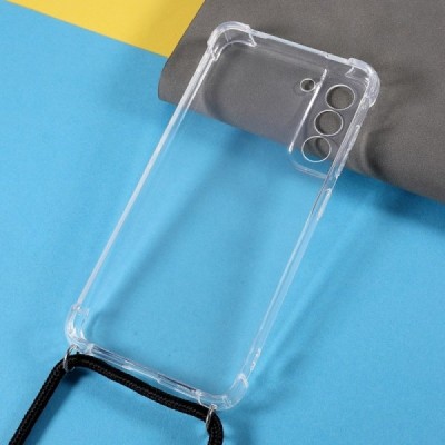 Samsung Galaxy S21 FE (Fan Edition) 5G Strap твердый силиконовый чехол (TPU) - прозрачный | Vacins.lv