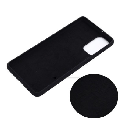 Samsung Galaxy M52 5G (M526) Shell cieta silikona (TPU) apvalks - melns | vacins.lv