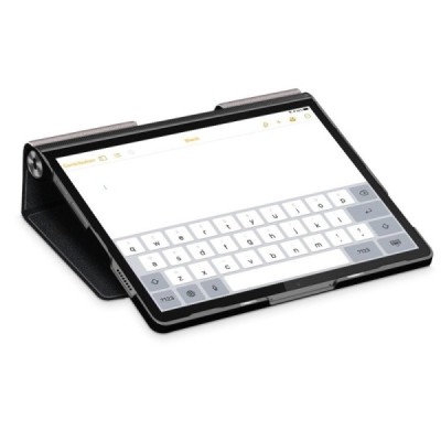 Lenovo Yoga Tab 11 чёрный кожаный чехол-книжка (складной) | Vacins.lv