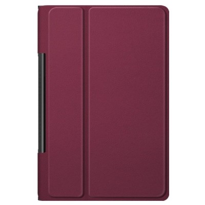Lenovo Yoga Tab 11 бордовый кожаный чехол-книжка (складной) | Vacins.lv
