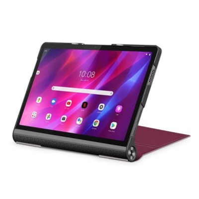 Lenovo Yoga Tab 11 бордовый кожаный чехол-книжка (складной) | Vacins.lv