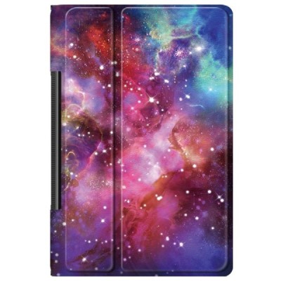 Lenovo Yoga Tab 11 „Cosmo“ открываемый разноцветный кожаный чехол - книжка | Vacins.lv