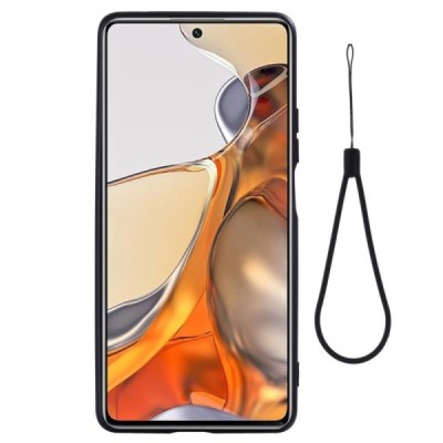 Xiaomi 11T (11T Pro) Shell cieta silikona (TPU) apvalks - melns | vacins.lv