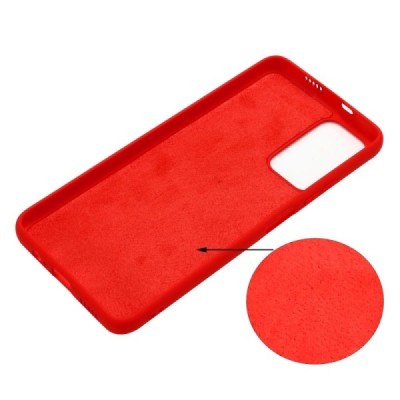 Xiaomi Poco M4 Pro (Redmi Note 11 5G) Shell cieta silikona (TPU) sarkans apvalks | vacins.lv
