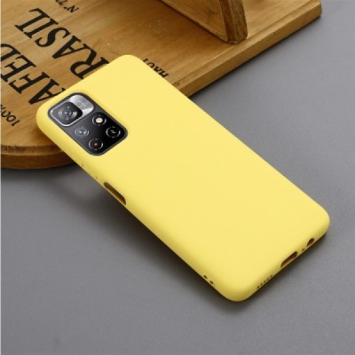 Xiaomi Poco M4 Pro (Redmi Note 11 5G) Shell (TPU) твердый силиконовый чехол - жёлтый | Vacins.lv