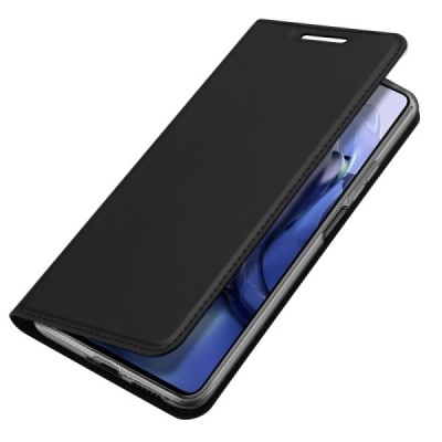 „Dux Ducis“ Skin серии Xiaomi 11T (11T Pro) чёрный кожаный чехол-книжка | Vacins.lv