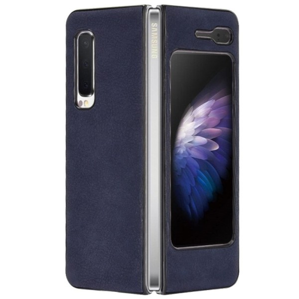 „Slim Leather“ чехол - синий (Galaxy Fold 5G)
