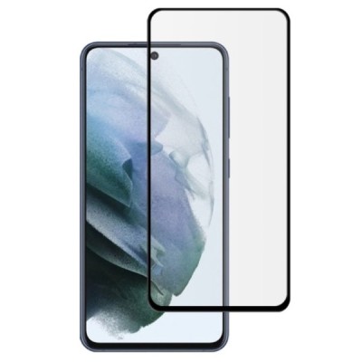 Samsung Galaxy S21 FE (Fan Edition) 5G „Mocolo“ 2.5D Tempered Glass melns ekrāna aizsargstikls | Vacins.lv