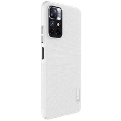 Nillkin Frosted Shield Xiaomi Poco M4 Pro (Redmi Note 11 5G) balts plastmasas futrālis | Vacins.lv