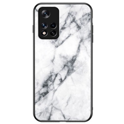 Xiaomi Poco M4 Pro (Redmi Note 11 5G) „Marble“ cieta silikona (TPU) balts apvalks | vacins.lv