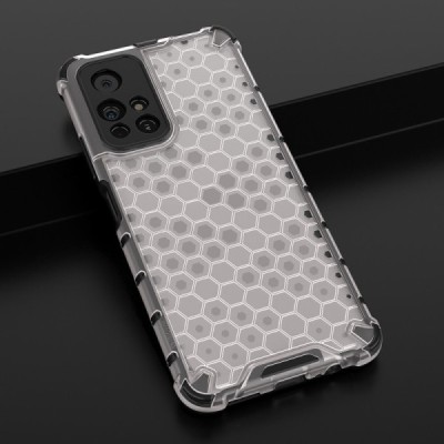 Honeycomb усиленная защита Xiaomi Poco M4 Pro (Redmi Note 11 5G)  5G прозрачный твердый силикон (TPU) и пластиковый чехол | Vaci
