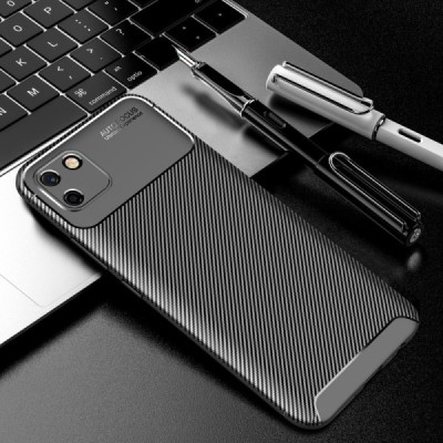 Realme C11 „Fiber“ (TPU) твердый силиконовый чехол - чёрного цвета | Vacins.lv