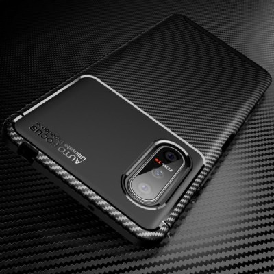 Sony Xperia 5 II „Fiber“ (TPU) твердый силиконовый чехол - чёрного цвета | Vacins.lv