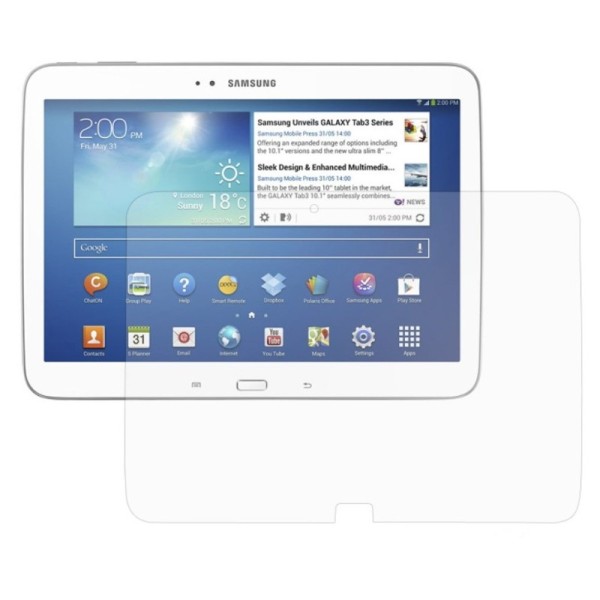 „Calans“ защитное стекло экрана 0,33 мм - прозрачное (Galaxy Tab 3 10.1)