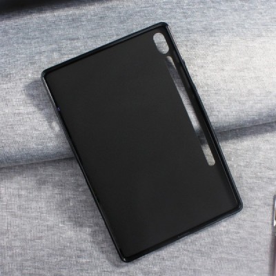Samsung Galaxy Tab S8 Ultra 14.6" (X900, X906) cieta silikona (TPU) melns apvalks | vacins.lv