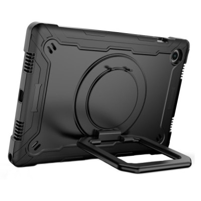 Samsung Galaxy Tab A8 10.5 2021 (X200, X205) усиленная защита - черный (360°), чехол – вставка | Vacins.lv