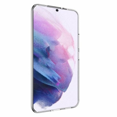Твердый силиконовый чехол (TPU) для Samsung Galaxy S22 5G (SM-S901X) - прозрачный | Vacins.lv