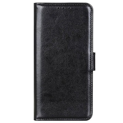 Samsung Galaxy S22 5G (SM-S901X) atvēramais ādas melns maciņš (maks) | Vacins.lv