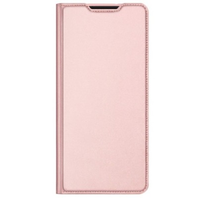 Samsung Galaxy S22 5G (SM-S901X) „Dux Ducis“ Skin sērijas rozs ādas atvērams maciņš | Vacins.lv