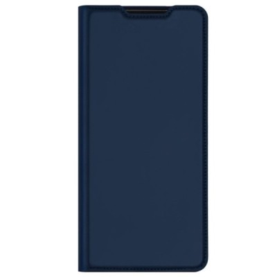 Samsung Galaxy S22 5G (SM-S901X) „Dux Ducis“ Skin sērijas zils ādas atvērams maciņš | Vacins.lv