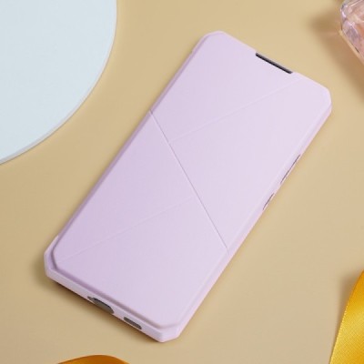 Samsung Galaxy S22 5G (SM-S901X) Dux Ducis Skin X sērijas rozs ādas atvērams maciņš | Vacins.lv