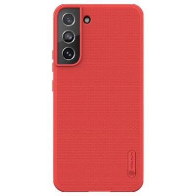 Samsung Galaxy S22 5G (SM-S901X) „Nillkin“ Frosted Shield Pro sarkans vāciņš, apvalks | Vacins.lv