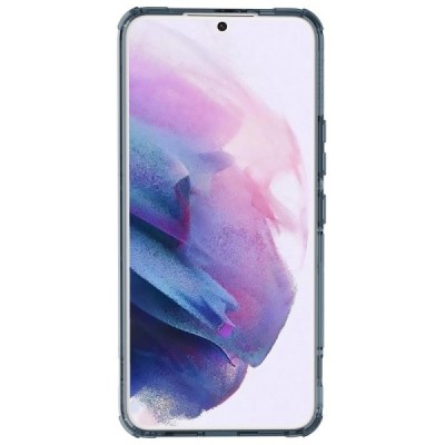 „Nillkin“ Nature TPU Pro Samsung Galaxy S22 5G (SM-S901X) прозрачный усиленный защитный твердый силиконовый чехол с синей оканто