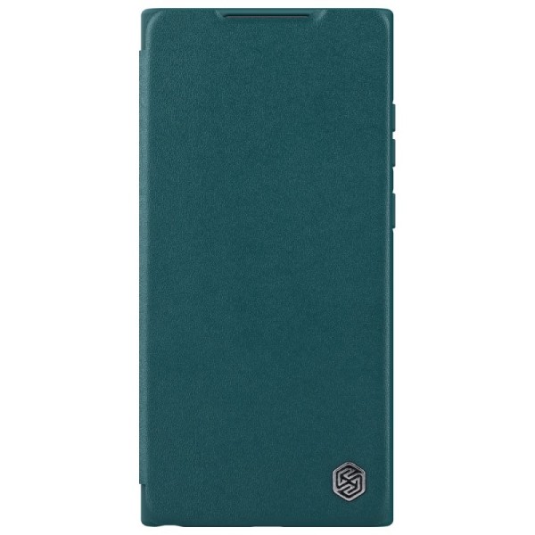Чехол-книжка „Nillkin“ Qin Pro - зелёный (Galaxy S22 Ultra 5G)