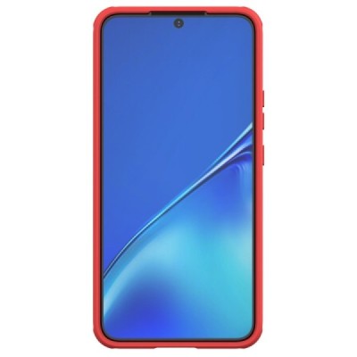Samsung Galaxy S22+ 5G (SM-S906X) „Nillkin“ Frosted Shield Pro sarkans vāciņš, apvalks | Vacins.lv
