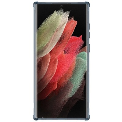 „Nillkin“ Nature TPU Pro Samsung Galaxy S22 Ultra 5G (SM-S908X) прозрачный усиленный защитный твердый силиконовый чехол c синей