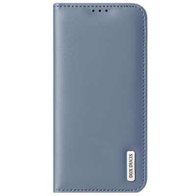 Samsung Galaxy S22+ 5G (SM-S906X) „Dux Ducis“ Hivo sērijas zils ādas atvērams maciņš | Vacins.lv