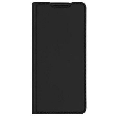 Samsung Galaxy S22+ 5G (SM-S906X) „Dux Ducis“ Skin sērijas melns ādas atvērams maciņš | Vacins.lv
