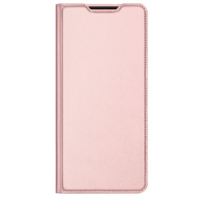 Samsung Galaxy S22+ 5G (SM-S906X) „Dux Ducis“ Skin sērijas rozs ādas atvērams maciņš | Vacins.lv