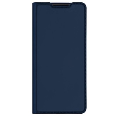 Samsung Galaxy S22+ 5G (SM-S906X) „Dux Ducis“ Skin sērijas zils ādas atvērams maciņš | Vacins.lv