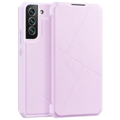 Samsung Galaxy S22+ 5G (SM-S906X) Dux Ducis Skin X sērijas rozs ādas atvērams maciņš | Vacins.lv