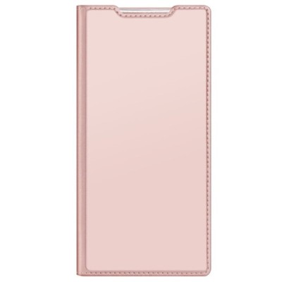 „Dux Ducis“ Skin серии Samsung Galaxy S22 Ultra 5G (SM-S908X) розовый кожаный чехол-книжка | Vacins.lv