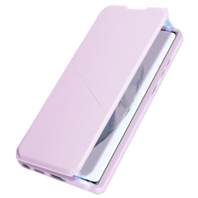 Dux Ducis Skin X серии Samsung Galaxy S22 Ultra 5G (SM-S908X) розовый кожаный чехол-книжка | Priedai.lt