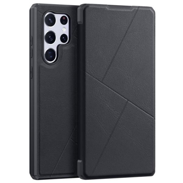 „Dux Ducis“ Skin X чехол-книжка - чёрный (Galaxy S22 Ultra 5G)