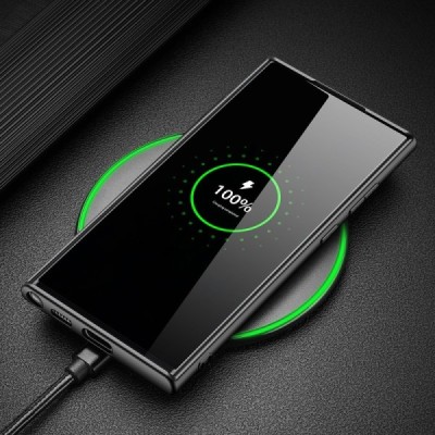 Samsung Galaxy S22 Ultra 5G (SM-S908X) „Dux Ducis“ Fino чёрный чехол | Vacins.lv