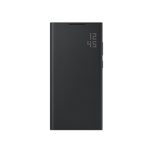 „Samsung“ Smart Led View Cover atvērams maciņš - melns (Galaxy S22 Ultra 5G)