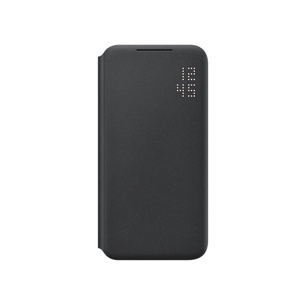 „Samsung“ Smart Led View Cover atvērams maciņš - melns (Galaxy S22 5G)