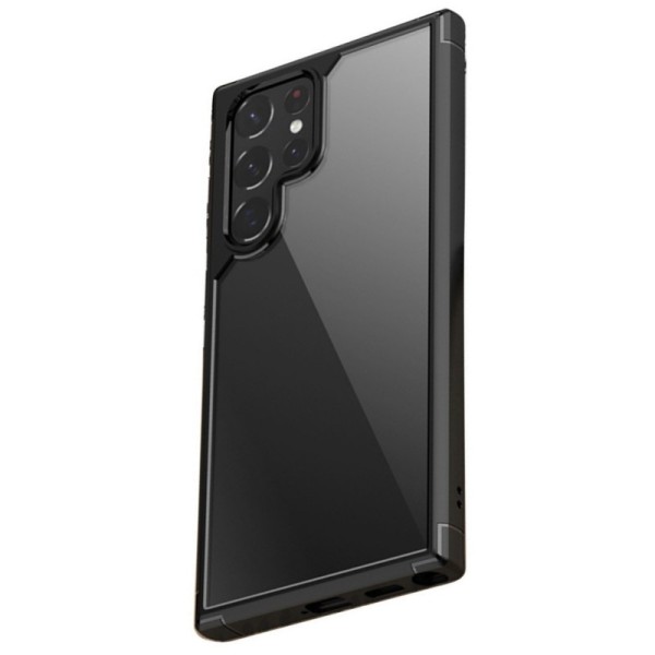 „IPAKY“ Royal чехол - прозрачный, чёрный (Galaxy S22 Ultra 5G)