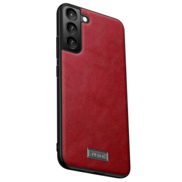 „Sulada“ Leather чехол - красный (Galaxy S22+ 5G)