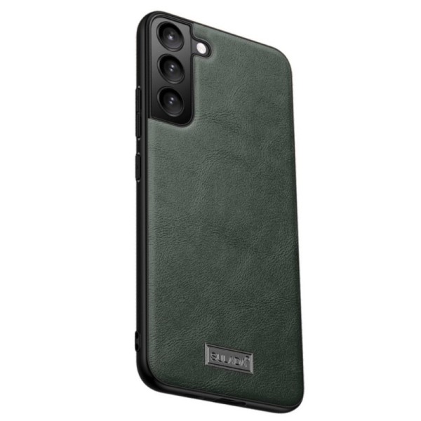 „Sulada“ Leather ādas apvalks - zaļš (Galaxy S22 5G)